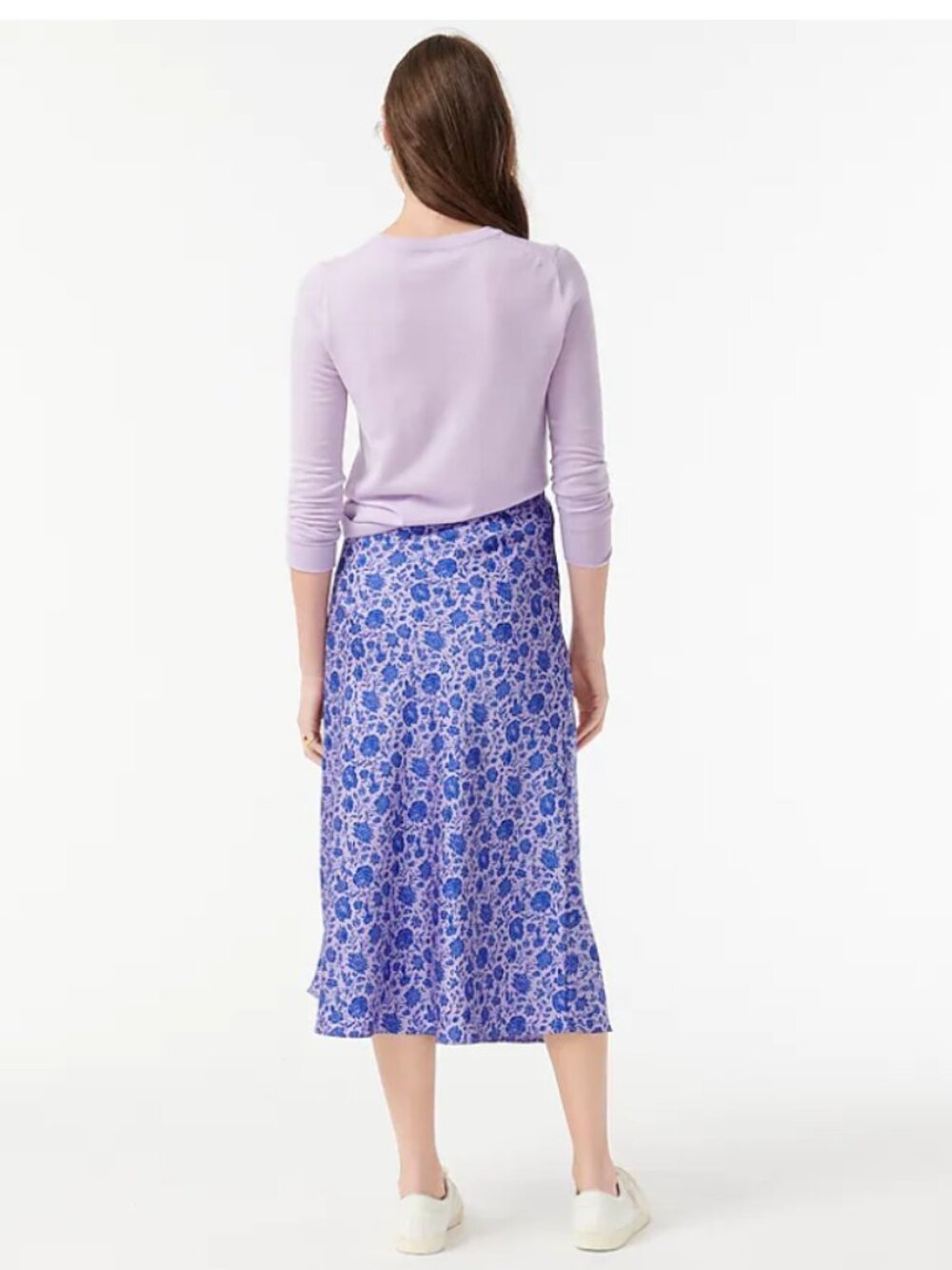JCREW NEW Women's Pull-on Slip Skirt in ROSE VINES XXL NWT - Picture 4 of 12